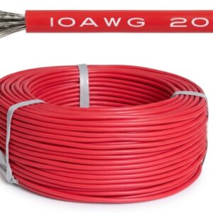 Провод силиконовый 10AWG красный 100m