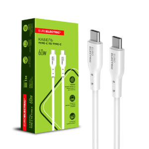Кабель TYPE-C to TYPE-C 3А 60W EUROELECTRIC