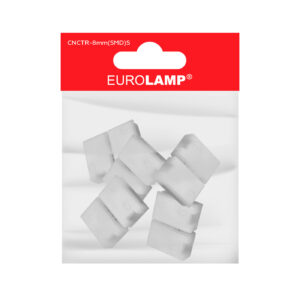 Конектор прямий для LED SMD стрічки 8мм IP20, 12-24V, 0-3A набір 5 шт EUROLAMP