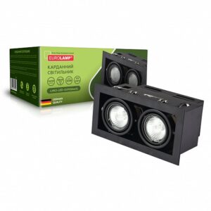 Светильник карданный врезной для ламп GU10*2 EUROLAMP