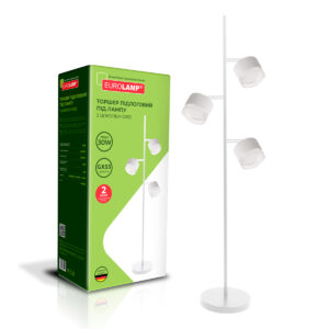 Торшер підлоговий 3xGX53 білий Onyx EUROLAMP