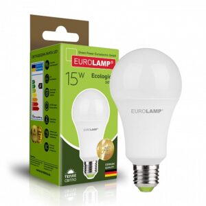 LED Лампа EUROLAMP А70-15W-E27-3000K
