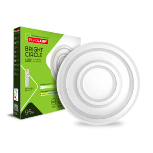 LED Светильник с пультом управления Bright Circle 95W-3000-6500K EUROLAMP