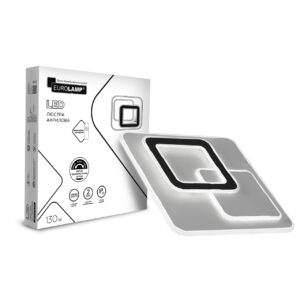 LED Люстра акрилова квадратна 130W-3000-6500K EUROLAMP