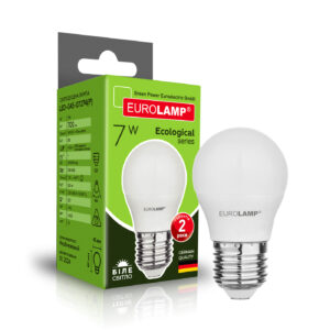 LED Лампа G45-7W-E27-4000K EUROLAMP