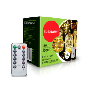 LED Гірлянда лінійна 10м-2700К (S2) EUROLAMP