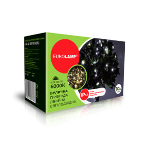 LED Гірлянда вулична IP-44 EUROLAMP 10м-6000К (SL)