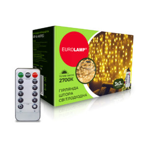 LED Гірлянда штора 3x3-2700К EUROLAMP