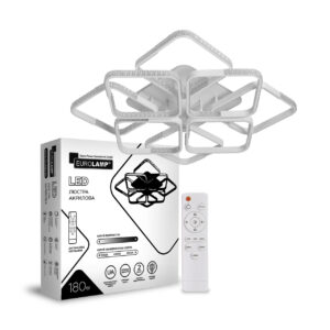 LED Люстра квадратна M15 180W 3000-6500K EUROLAMP