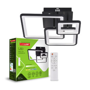 LED Люстра акрилова квадратна M20 65W-3000-6500K EUROLAMP