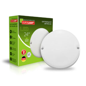 LED Світильник круглий накладний ЖКГ 24W-5000K EUROLAMP