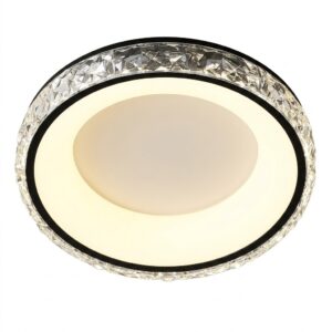 LED Світильник з пультом керування Cristal Ring 72Вт 3000-6000К чорний Sensio
