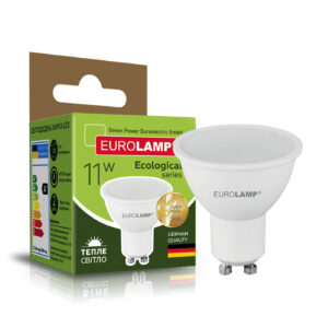 LED Лампа точкова MR16-11W-GU10-3000K  EUROLAMP