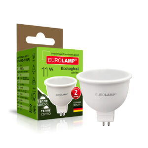 LED Лампа точкова MR16-11W-GU5.3-3000K  EUROLAMP