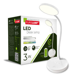 LED Светильник настольный USB+BATTERY 3W-2700-6000K EUROLAMP