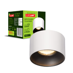 Светильник точечный для ламп 1*30Вт GU10 белый N3 EUROLAMP