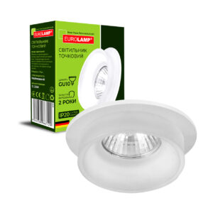 Світильник точковий для ламп 1*30Вт GU10 білий N2 EUROLAMP
