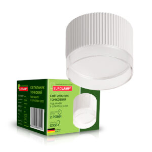 LED Світильник точковий для ламп GX53 білий Onyx EUROLAMP