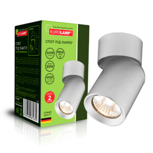 EUROLAMP Светильник для ламп 1*30Вт GU10 белый