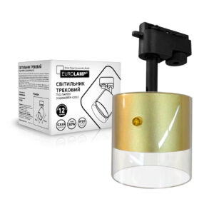 Світильник трековий для ламп GX53 золотистий EUROLAMP