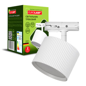 Світильник трековий для ламп GX53 білий EUROLAMP