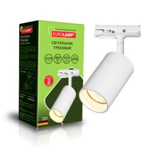 EUROLAMP Светильник трековый для ламп 1*30Вт GU10 белый