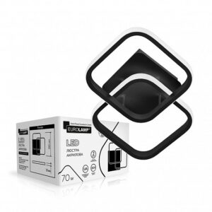 Светильник LED EUROLAMP акриловый квадратный A39 70W 3000-6500K черный