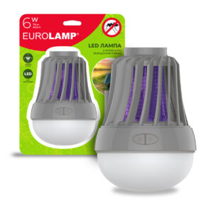 LED Лампа для знищення комах 6W EUROLAMP