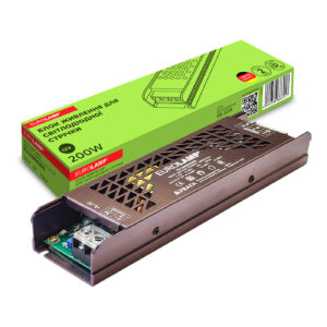 Блок питания для светодиодной ленты 200W 12V 16,66A EUROLAMP