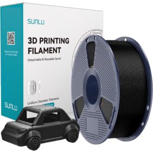 Пластик для 3D печати SUNLU PETG Black 1,75 мм 1 кг
