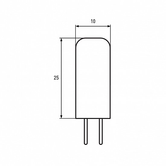 Світлодіодна капсульна EUROLAMP LED Лампа G4 силікон 2W 3000K 220V-3