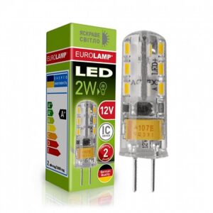 LED Лампа капсульна силікон G4-2W-4000K-12V  EUROLAMP