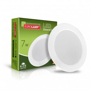 Світлодіодний EUROLAMP LED Світильник круглий DownLight NEW 7W 4000K