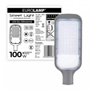 Світильник вуличний плоский 100W 5500K EUROLAMP