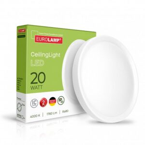LED Светильник круглый накладной Easy click 20W-4000K EUROLAMP