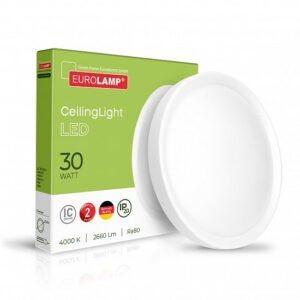 LED Светильник круглый накладной Easy click 30W-4000K EUROLAMP