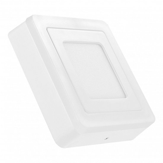 Світлодіодний LED Світильник EUROLAMP квадратний накладний 16W 4000K-1