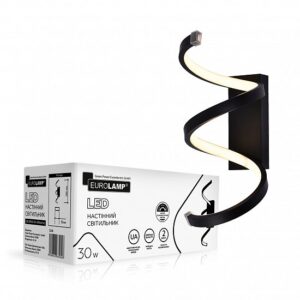 Светильник настенный LED EUROLAMP акриловый A38 30W 3000-6500K черный