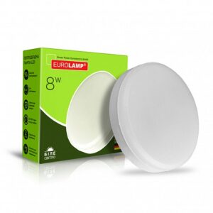 LED Лампа точкова GX53-8W-4000K  EUROLAMP