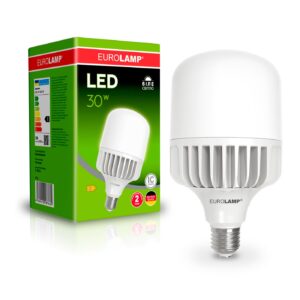 LED Лампа високопотужна EUROLAMP 30W-E27-4000K